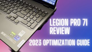 Lenovo Legion Pro 7i 2023  How to Optimize  Optimization Guide to Increase FPS on Lenovo Legion [upl. by Stu]