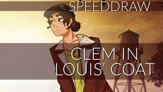 CLEM IN LOUIS COAT 💗  LouistineClouis  Speedpaint [upl. by Neerhtak452]