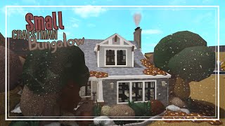 Bloxburg speedbuild Small Craftsman Bungalow Part Two [upl. by Druce83]