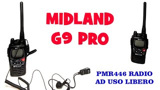 Midland G9 PRO  Tutorial  Funzioni ed impostazioni  Uso in emergenza  subtoni e problemi [upl. by Hughes]