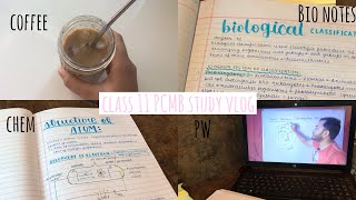 🎀CLASS 11 STUDY VLOG🎀  PCMB  NEETJEE ASPIRANT 2026  TOK1  202425 [upl. by Lutero]