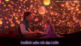 Endlich sehe ich das Licht  Rapunzel  german lyrics [upl. by Ecnahc643]