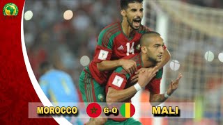 المغرب  مالي 60 تأهل كأس العالم روسيا 2018 مباراة نارية 🔥🔥 جنون المعلق عبد الحق الشراط جودة عالية [upl. by Liek]