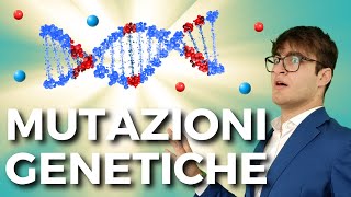 Le MUTAZIONI GENETICHE in meno di 6 minuti  BIOLOGIA FACILE [upl. by Hayikat784]