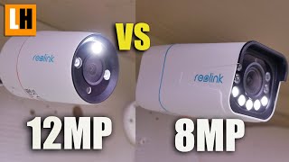 Reolink 1212A VS 811A  Comparing 12MP and 8MP Security Camera Video Quality  Which One Is Better [upl. by Lerraj]