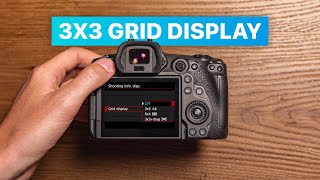 How To Set Up Grid Display On A Canon Mirrorless Camera [upl. by Loeb597]