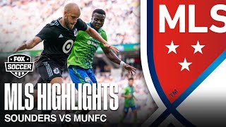 Minnesota United FC vs Seattle Sounders Highlights  2023 MLS Regular Season [upl. by Enimzzaj408]