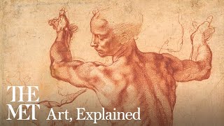 Deconstructing Michelangelos process from a Sistine Chapel study  Art Explained [upl. by Fleurette]