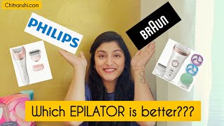 Philips Epilator or Braun Epilator For women  Which Epilator is the best [upl. by Diet]