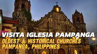 Pampanga Visita Iglesia  MustVisit Historic Heritage Churches in Pampanga [upl. by Aleet423]