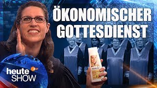 Die Kirche wird zum Geschäft für Sponsoren Birte Schneider klärt auf  heuteshow vom 26052017 [upl. by Gough]