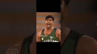 Arshad Nadeem make history parisolympics2024 [upl. by Enyr]