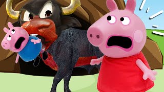 BOI DA CARA PRETA COM PEPPA PIG toy  MÚSICAS INFANTIS E CANÇÕES DE NINAR [upl. by Seigler]