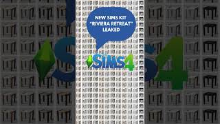 The sims4 Riviera Retreat kit has leaked 😱😱😱 See the new building items in this shorts ts4 [upl. by Rachel27]