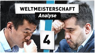 DING vs NEPO  Partie 4  Schach WM 2023 [upl. by Ainslie280]