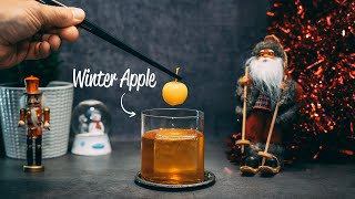 Winter Apple Cocktail  New Signature Cocktail Recipe [upl. by Emee]