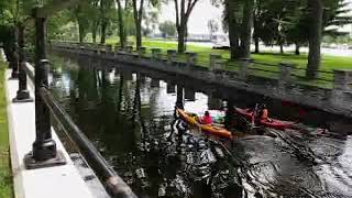 Kayaking on the Lachine Canal [upl. by Beret158]