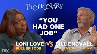 All In A Days Work  Loni Love vs Bill Engvall  Pictionary Game Show Full Episode S02 Ep172 [upl. by Lemert]