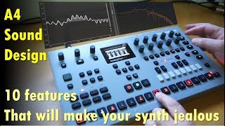 Tutorial Analog FourKeys Sound Design  10 features that will make your synth jealous [upl. by Llien]