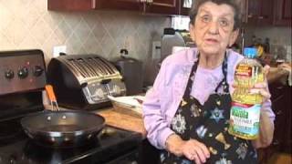 Cooking with The Bubbe  Homemade Potato Latkes [upl. by Sirahc]