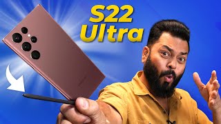 Samsung Galaxy S22 Ultra Indian Unit Unboxing amp First Impressions⚡The Noteworthy Flagship Of 2022 [upl. by Noiwtna]