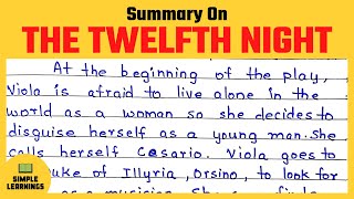 Twelfth Night Summary In English 500 Words  The Twelfth Night By William Shakespeare Summary [upl. by Judson]