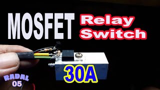 Mosfet sebagai Relay Mosfet sebagai Saklar Ide Kreatif DIY [upl. by Norval827]