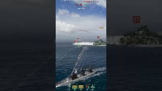 Izmail vs Scharnhorst  Outmaneuvering the Beast  World of Warships wows shorts [upl. by Miran]