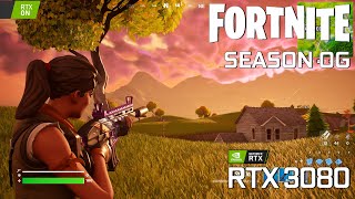 Fortnite Chapter 4 Season OG  RTX 3080  1440p DLSS Ray Tracing [upl. by Halfon]