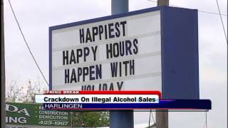 Crackdown On Illegal Alcohol Sales [upl. by Hanway]