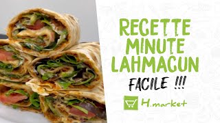 Recette Minute Lahmacun [upl. by Kienan]