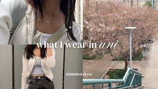 yesstyle haul 🌸 what I wear in a week to school  uni vlog pinterest outfit ideas campus looks [upl. by Nickolaus]