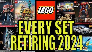 LEGO Sets Retiring 2024 CONFIRMED  Last Chance Page  And New SALES [upl. by Asilad]