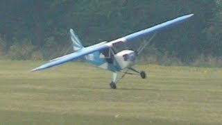 DAVE THE BOY STEPHENS HALF SCALE PIPER CUB AT HOP FARM RC PLANES  2009 [upl. by Anir712]