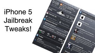 iPhone 5 jailbreak apps and tweaks [upl. by Anitnegra53]