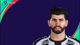 DIEGO COSTA PES 2021 BOTAFOGO EFOOTBALL COMO FAZER [upl. by Emanuele]