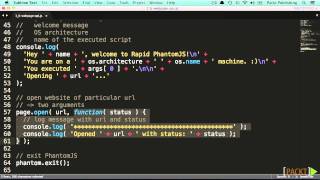 Rapid PhantomJS Tutorial A Quick Demonstration of the webpage API  packtpubcom [upl. by Morrill637]