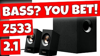 VERY BASS Heavy Logitech Z533 21 Speaker Set [upl. by Dreddy]