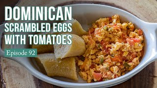 Dominican Scrambled Eggs with Tomatoes [upl. by Odlamur]