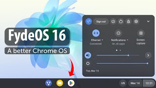 FydeOS 16  A Better Chrome OS for PC [upl. by Nitz]