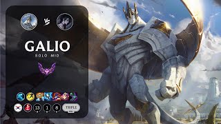 Galio Mid vs Hwei  KR Master Patch 141 [upl. by Adyela]