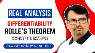 Real Analysis  Mean Value Theorem  Rolles Theorem  Proof amp Examples [upl. by Camm]