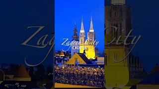 Amazing Zagreb City Croatia 🇭🇷 Drone View shorts viral [upl. by Ytirev]