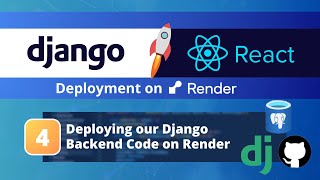 Deploy a Django amp React App on Render 4 Deploying Python Django on Render [upl. by Fahy]