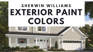 Best Sherwin Williams Exterior Paint Colors [upl. by Eyoj]