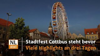 Cottbus feiert Stadtfest 2022  Ausblick auf Höhepunkte und Programm ÖPNV Veränderungen [upl. by Arita]