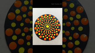 Dotting mandala art 🎨 shorts dottingart shorts2024 mandalaart [upl. by Tonya392]