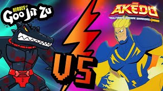 Goo Jit Zu Vs Akedo  Ultimate Fight Compilation  Cartoons For Kids [upl. by Duvall]