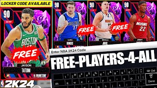 Hurry and Use the New Christmas Locker Codes for Free Lebron James and Free Steph Curry NBA 2K24 [upl. by Lleryd]