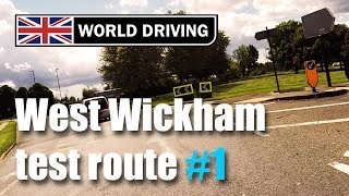 West Wickham Driving Test Route PART 1 [upl. by Cornew]